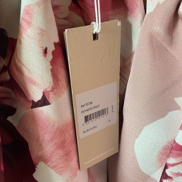 ☀️KEEPSAKE THE LABEL Last Dance Pink Peplum Floral Mini Dress - Picture 5 of 8